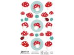 Avery Papieretiket Z-design Creative pakje a 2 vel paddenstoelen