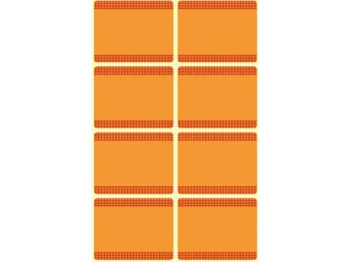 Avery diepvriesetiket Z-design Home 36x28mm 40 etiketten oranje