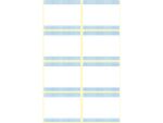 Avery diepvriesetiket Z-design Home 36x28mm 40 etiketten wit/blauw