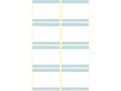 Avery diepvriesetiket Z-design Home 36x28mm 40 etiketten wit/blauw