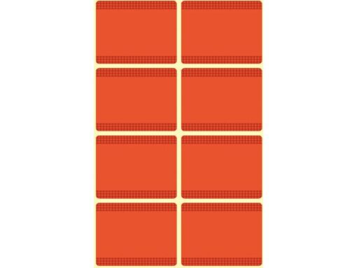 Avery diepvriesetiket Z-design Home 36x28mm 40 etiketten rood