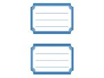 Avery boeketiket Z-design School pakje a 6 vel kader blauw