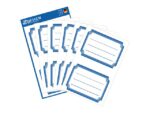 Avery boeketiket Z-design School pakje a 6 vel kader blauw