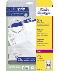 voeg uw retouradres toe. Het is simpel! Als de postbedrijven het afleveradres niet kunnen vinden dan kijkt men op de rug van de envelop en weten waar de post terug naar toe kan. Deze mini-etiketten voor laserprinters kunnen worden gepersonaliseerd met uw eigen bedrijfsadres en/of logo