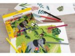 Kleurpotlood Eberhard Faber Jumbo 24st. driekantig in       kartonnen etui