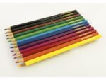 Kleurpotlood Eberhard Faber 17,5cm kartonnen etui à 12      stuks assorti kleuren