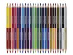 Kleurpotlood Eberhard Faber 2-zijdig gekleurd etui 24 stuks 48 kleuren