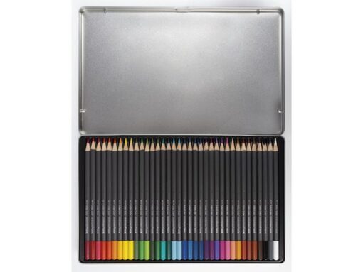Aquarelpotlood Eberhard Faber Artist Color metalen etui a   36 stuks