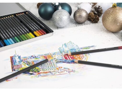 Kleurpotloden Eberhard Faber Artist Color metaaletui a 36   stuks
