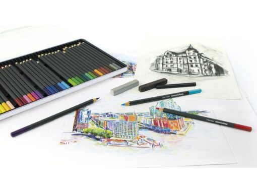 Kleurpotloden Eberhard Faber Artist Color metaaletui a 48   stuks