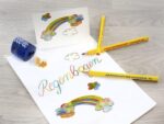 Kleurpotlood Eberhard Faber regenboog 3-kantig, 4 kleuren   rood, groen, geel, blauw