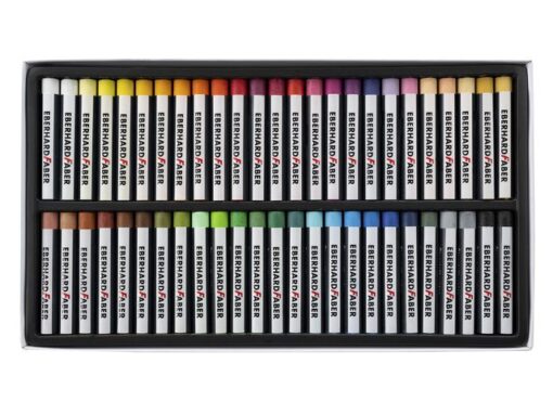 Oliepastelkrijt Eberhard Faber 9mm doos 50 stuks assorti
