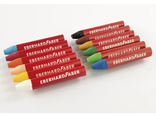 Raamkrijt Eberhard Faber etui a 12 stuks assorti