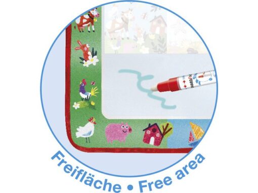 Tekenmat Eberhard Faber Aquafun 32x32cm incl. 1 waterstift