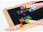 Bordkrijt Eberhard Faber vierkant ass. 12st. neon en standaard kleuren in karton etui