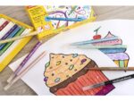 Viltstiften Eberhard Faber glitter assorti doos á 16 kleuren