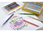 Viltstiften Eberhard Faber glitter assorti doos á 16 kleuren