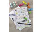 Tekstmarker Eberhard Faber mini glitter pastel etui 5 stuks