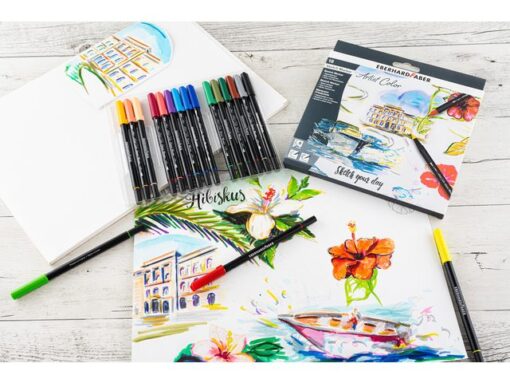 Sketch marker Eberhard Faber 18 stuks assorti kleuren