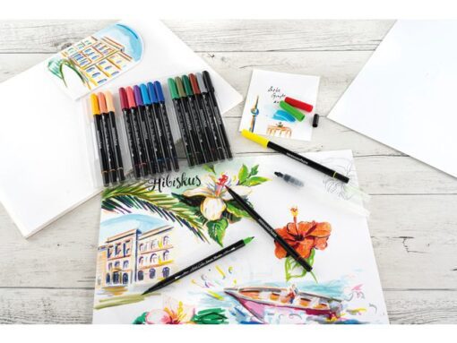 Sketch marker Eberhard Faber 18 stuks assorti kleuren
