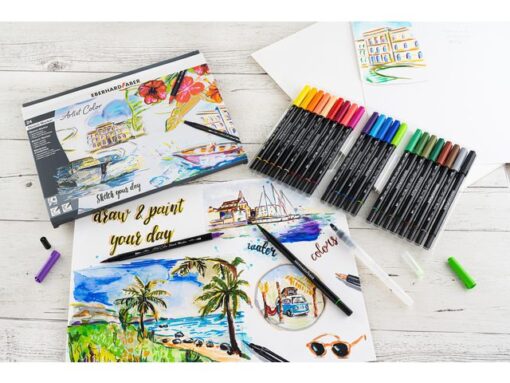 Sketch marker Eberhard Faber 24 stuks assorti kleuren