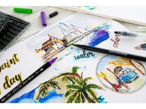 Sketch marker Eberhard Faber 24 stuks assorti kleuren