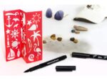 Tattoo stift Eberhard Faber 2st. zwart op kaart.