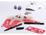 Tattoo stift Eberhard Faber 2st. zwart op kaart.