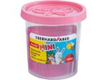 Kinderklei Eberhard Faber in beker,140gr oranje, roze,      groen, paars