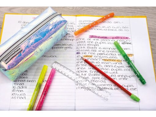 Etui Eberhard Faber Flip Flop zilver (leeg)