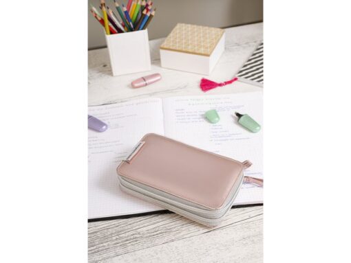 Etui Eberhard Faber gevuld 24 delig, 2 laags rosé gold      Double Decker rosé gold shine 24 stuks