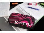 Schooletui leeg Eberhard Faber jumbo X-Style black/neon pink