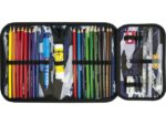Etui Eberhard Faber gevuld 32 delig Camouflage blauw/grijs