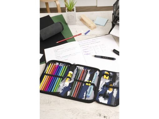 Etui Eberhard Faber gevuld 32 delig Camouflage blauw/grijs
