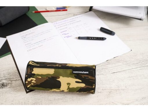 Etui leeg Eberhard Faber Jumbo Camouflage groen