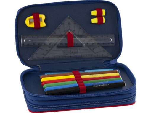 Etui Eberhard Faber gevuld 24 delig, 2 laags spin Double    Decker spider 24 pieces filled