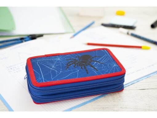 Etui Eberhard Faber gevuld 24 delig, 2 laags spin Double    Decker spider 24 pieces filled