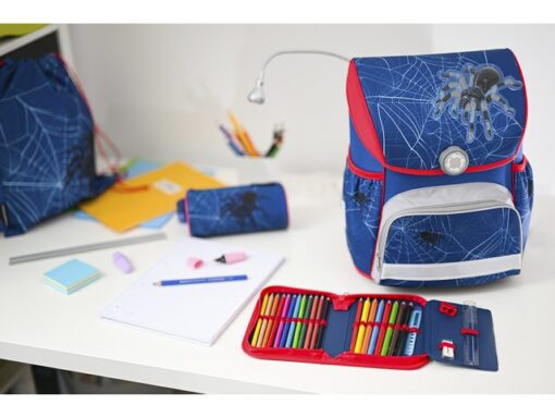 Etui Eberhard Faber gevuld 24 delig, 2 laags spin Double    Decker spider 24 pieces filled
