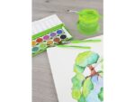 Penselenset Eberhard Faber Green Winner 4st. Rond/plat      4,6,8 en 12, synthetisch haar en handvat