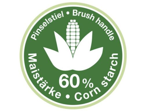 Penselenset Eberhard Faber Green Winner 4st. Rond/plat      4,6,8 en 12, synthetisch haar en handvat