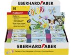 Gum Eberhard Faber Colori assorti kleuren display a 18 stuks