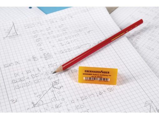 Gum Eberhard Faber Winner driekantig assorti fluorkleuren   dislpay 20 stuks