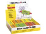 Gum Eberhard Faber Winner driekantig assorti fluorkleuren   dislpay 20 stuks