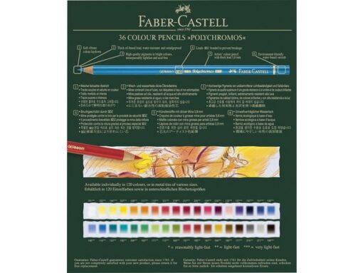 Faber Castell Kleurpotlood Faber-Castell Polychromos studiobox à 36 stuks