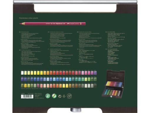 Faber Castell Kleurpotlood Faber-Castell Polychromos houten koffer 72     stuks