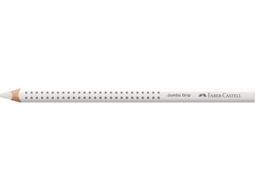 Faber Castell Kleurpotlood Faber-Castell Jumbo GRIP 01 wit