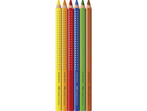 Faber Castell Kleurpotlood Faber-Castell Jumbo GRIP etui à 6 stuks