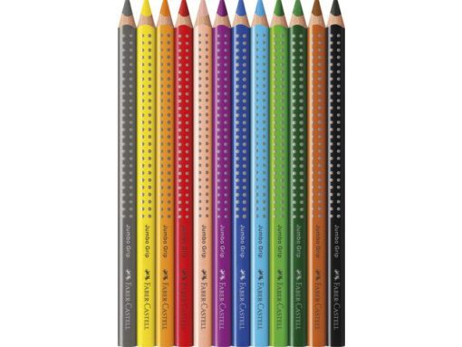 Faber Castell Kleurpotlood Faber-Castell Jumbo GRIP etui à 12 stuks