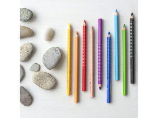 Faber Castell Kleurpotlood Faber-Castell Jumbo GRIP 53 kobaltturquoise
