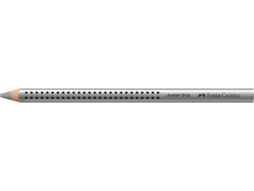 Faber Castell Kleurpotlood Faber-Castell Jumbo GRIP 82 zilver
